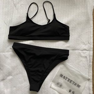XL Matte Collection Orion Bikini (Black)